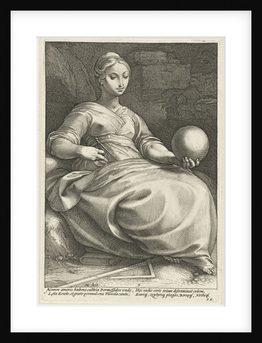 Erato by Hendrick Goltzius