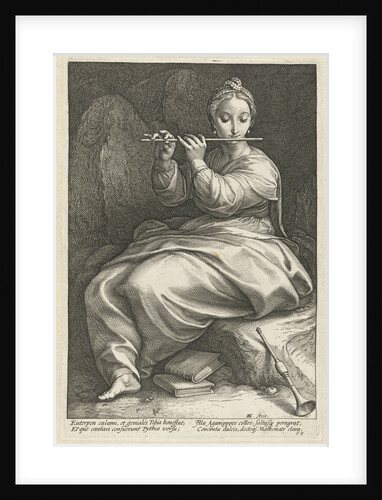 Euterpe by Hendrick Goltzius