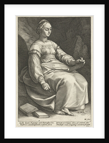Clio by Hendrick Goltzius