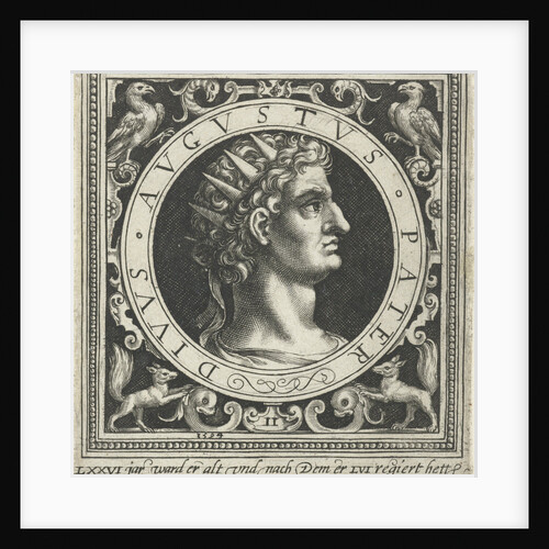 Portrait of Emperor Augustus on medallion by Assuerus van Londerseel