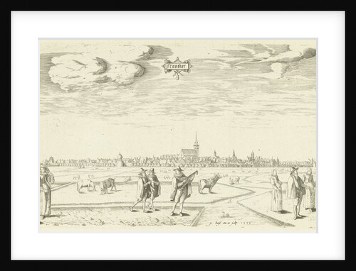 View of Franeker 1598 by Pieter Bast