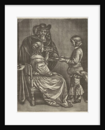 Drinking lady by Gerard ter Borch II