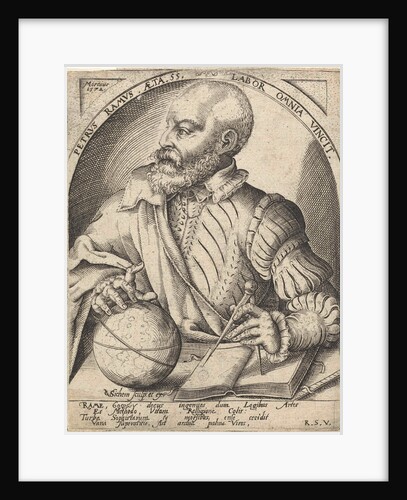 Portrait of Pierre de La Ramée by Monogrammist RSV