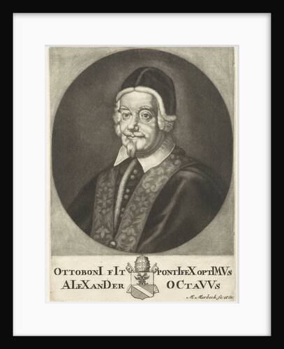 Portrait of Pope Alexander VIII by Matthijs van Marebeek