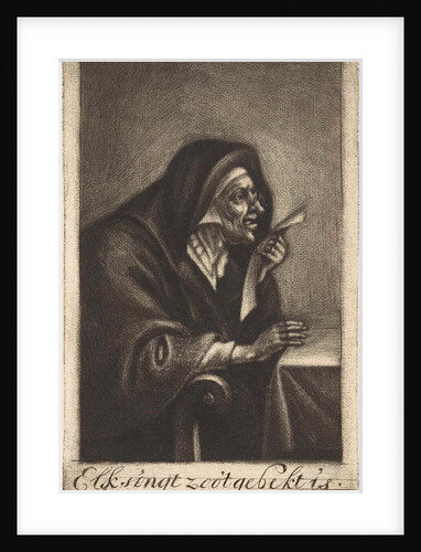 Singing old woman by David Teniers II