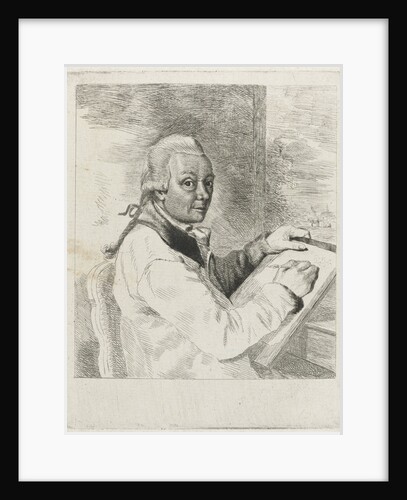 Portrait of the artist Johannes Janson by Louis Bernard Coclers