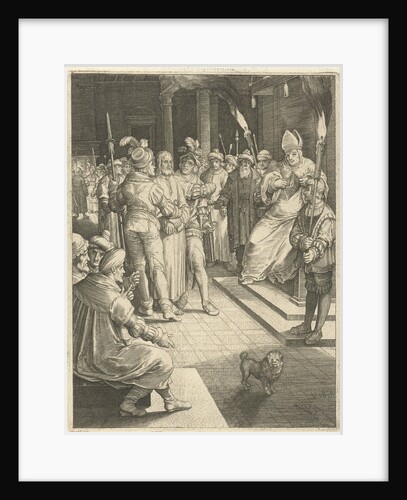 Christ before Caiaphas by Nicolaes de Bruyn