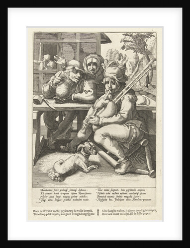 The bagpipe gives no sound, only when full by Franco Estius