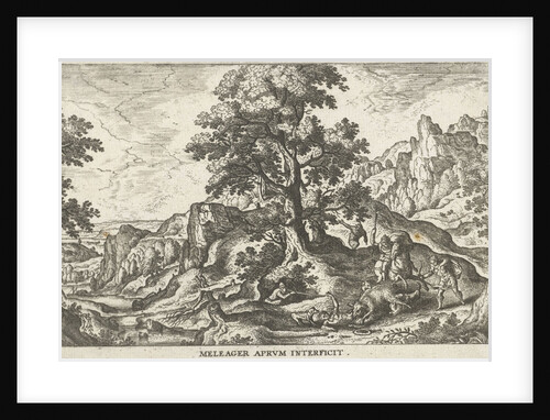 Meleager kills the boar by Anonymous