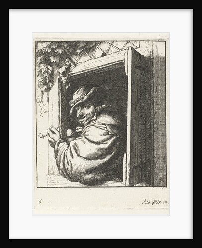 Smoking farmer by Abraham Bloteling