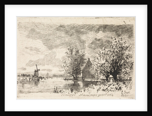 View of the Amstel by Elias Stark