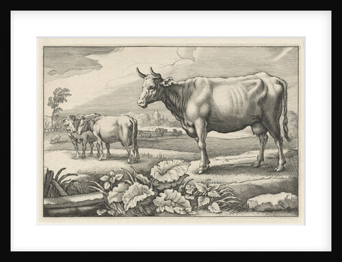 Pasture with cows by Nicolaes Visscher I