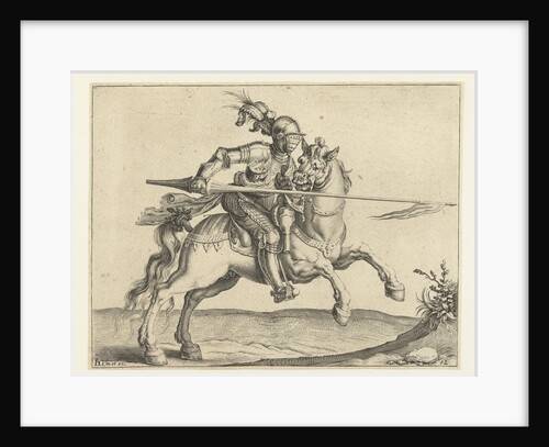 Spear Rider, offensive right by Jacob de Gheyn II