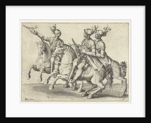 Three riders with guns by Jacob de Gheyn II