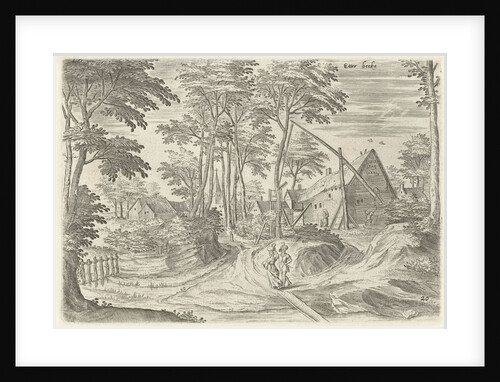 View of Etterbeek, Belgium by Claes Jansz. Visscher II