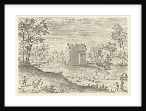 Castle Coensborg in Laken by Claes Jansz. Visscher II