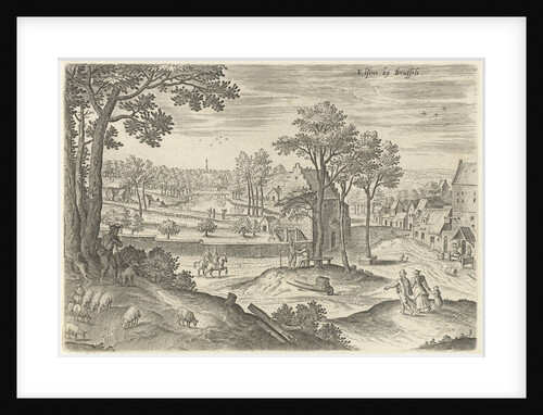 View of Ixelles, Elsene, Brussels Belgium by Anonymous
