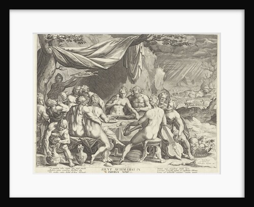 The sinful humanity before the flood by Francois van den Hoeye