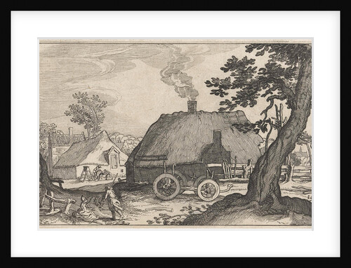 Group farms by Boëtius Adamsz. Bolswert