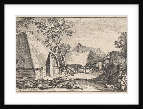 Farm with land and derelict barn by Boëtius Adamsz. Bolswert