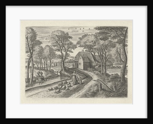 April by Claes Jansz. Visscher II