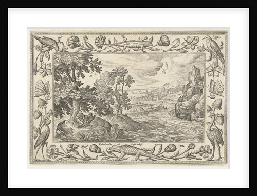 Apostle John on Patmos by Eduwart van Hoeswinckel