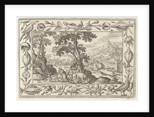 Elisha curses annoying children by Eduwart van Hoeswinckel