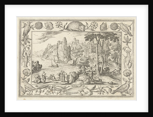 Moses is found by the daughter of the Pharaoh by Eduwart van Hoeswinckel