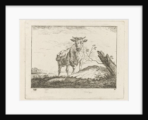 Taurus on riverbank by Monogrammist WVA