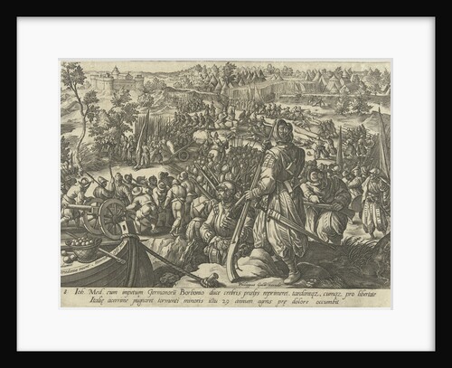 The death of Giovanni de Medici by Philips Galle