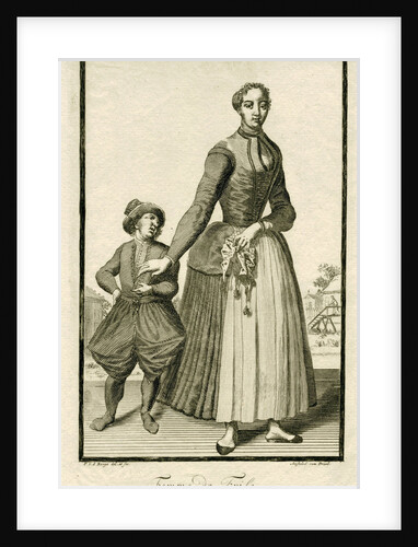 Woman from Friesland by Pieter van den Berge