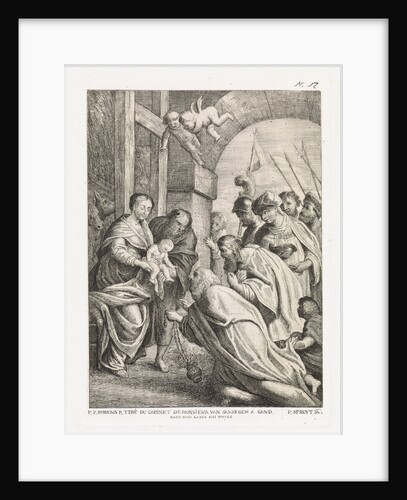 Adoration of the Magi by Philippe Lambert Joseph Spruyt