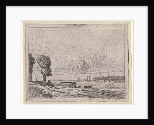 View of the river Lek at Vreeswijk by Jan Weissenbruch