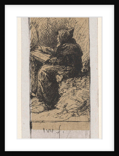 Incumbent hermit by Jan Weissenbruch