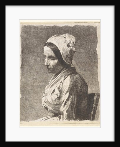 Study of a seated woman by Jan Weissenbruch