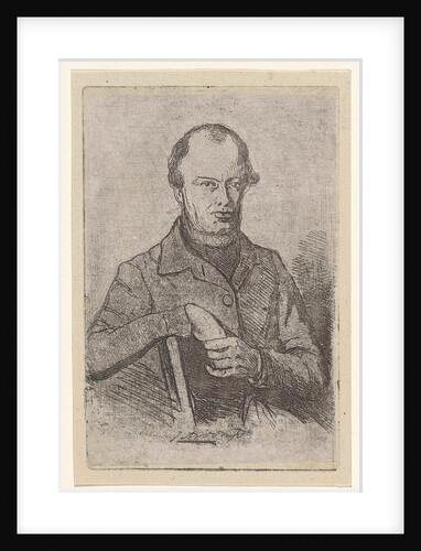 Portrait of Johannes Adrianus van der Drift by Jan Weissenbruch