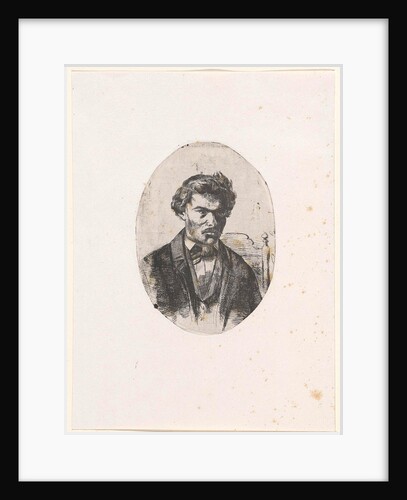 Self Portrait of Frederick Henry Weissenbruch by Frederik Hendrik Weissenbruch