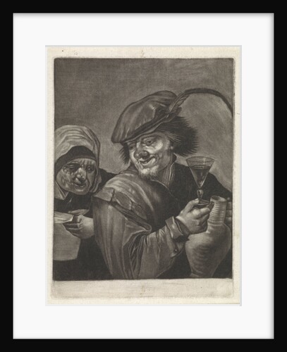 Man with jug and wine glass, variant A by Jan van der Bruggen