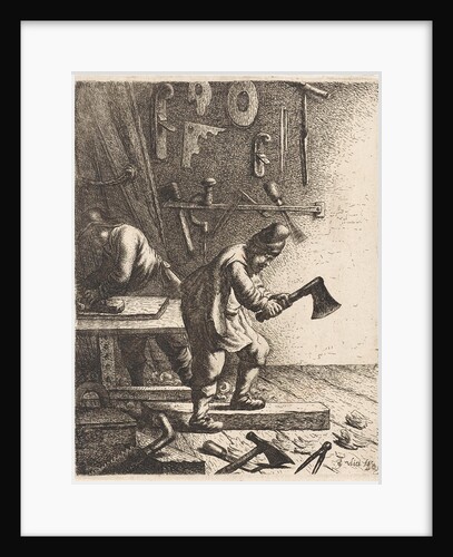 Carpenters by Jan Gillisz. van Vliet