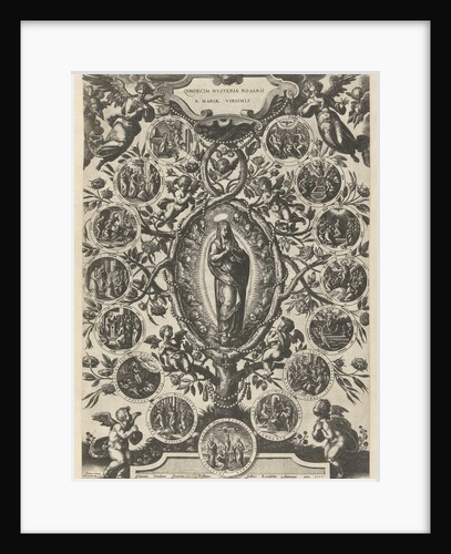 Mary of the Rosary by Philips Galle