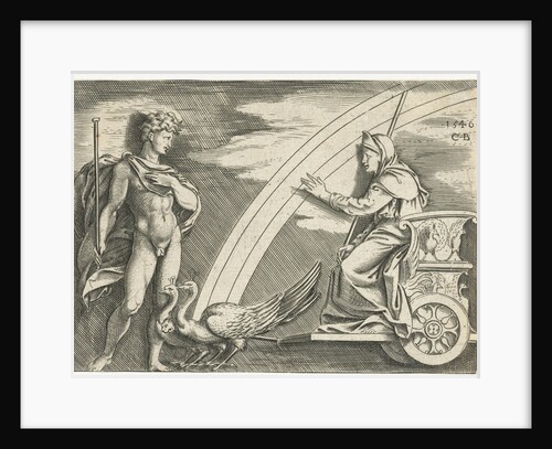 Juno and Aeolus by Marcantonio Raimondi