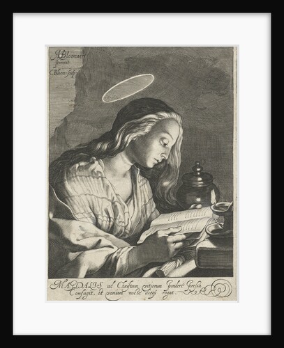 Mary Magdalene reading by Cornelis Bloemaert II