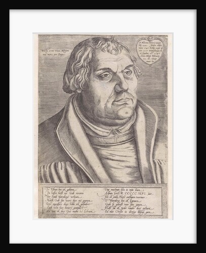 Portrait of Martin Luther by Lucas Cranach II