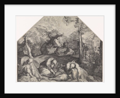 Christ in the Garden of Gethsemane by Johannes Janssonius