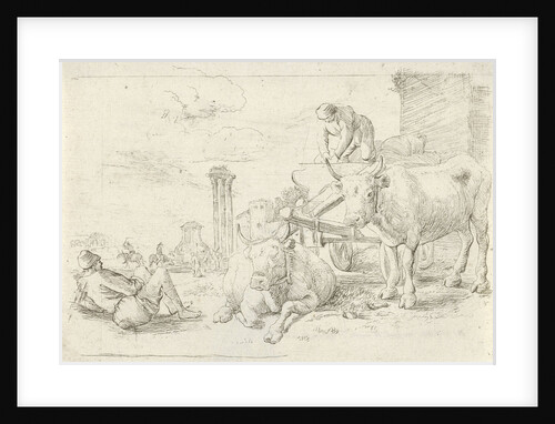Ox Cart by Jan van Ossenbeeck