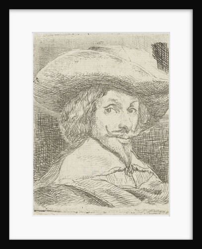Self Portrait with Hat by Jan van Ossenbeeck