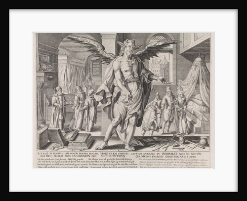 The physician as a devil by Hendrick Goltzius