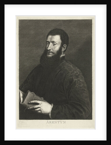 Portrait of poet Pietro Aretino by Titiaan