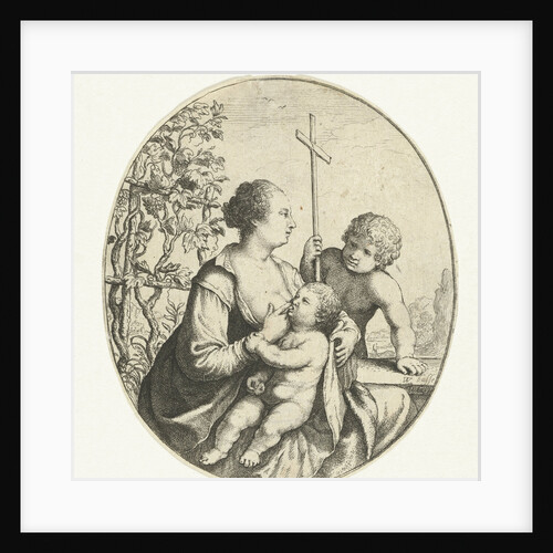 Mary with Christ and John the Baptist by Willem Basse