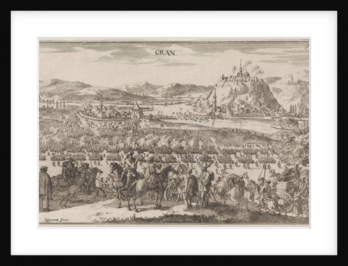 Siege of Esztergom in 1686 by Justus van den Nijpoort